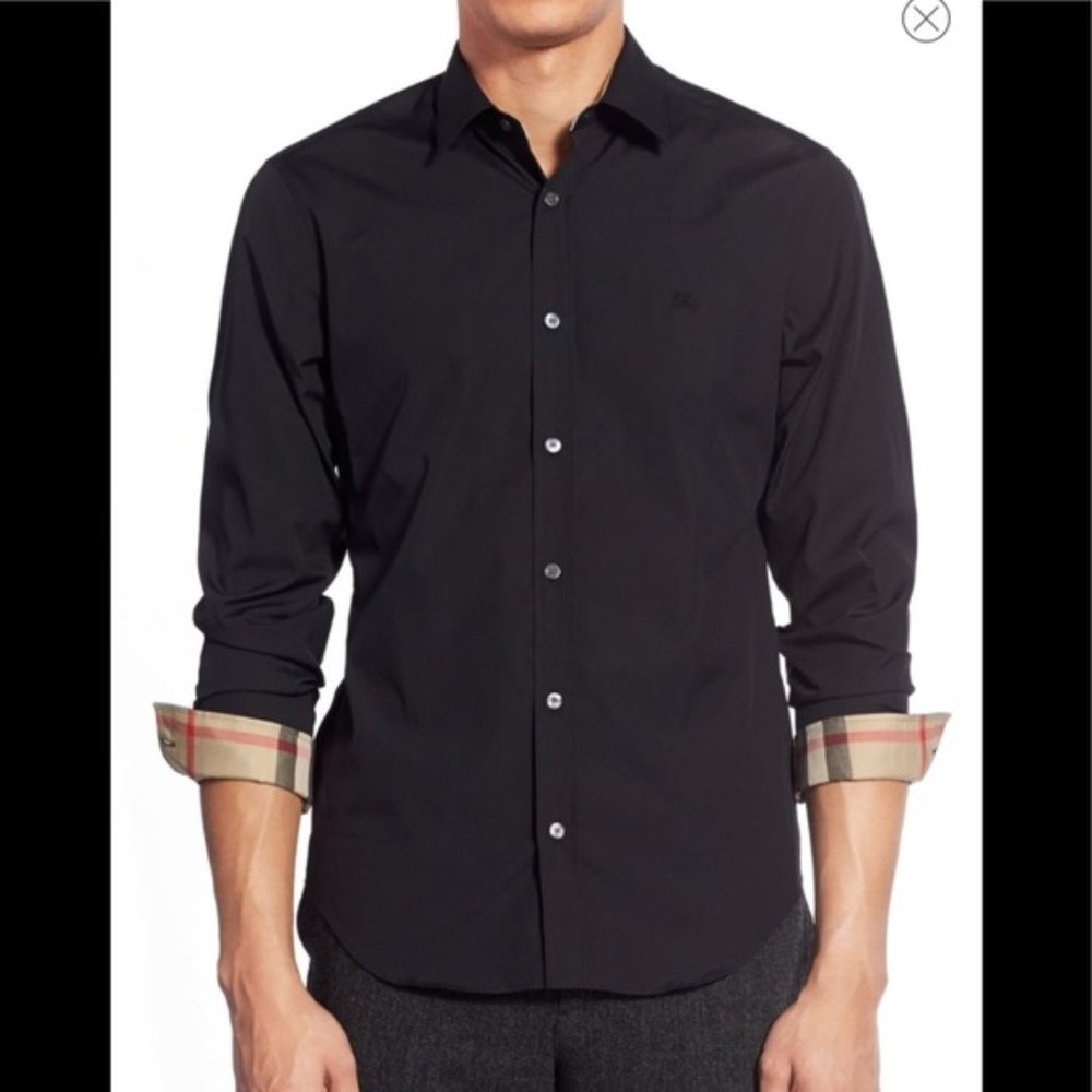 Burberry Brit Cambridge Aboyd Navy Button Down Size Small Men